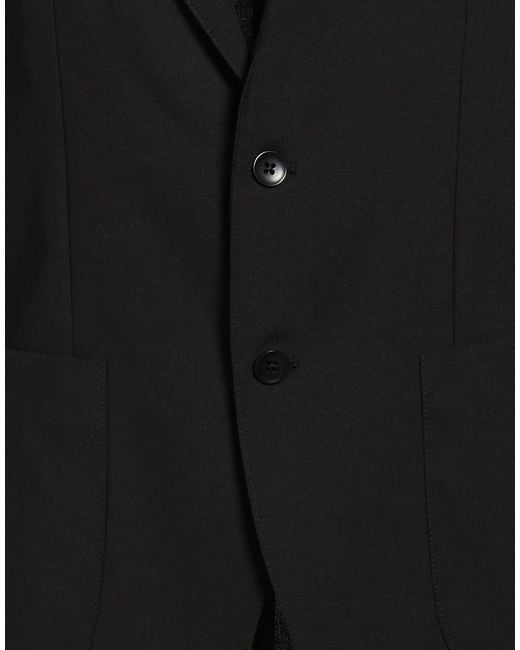 Jeordie's Black Blazer Polyester, Virgin Wool, Elastane for men