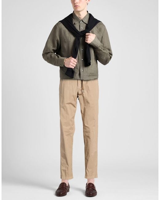 White Sand Natural Pants for men