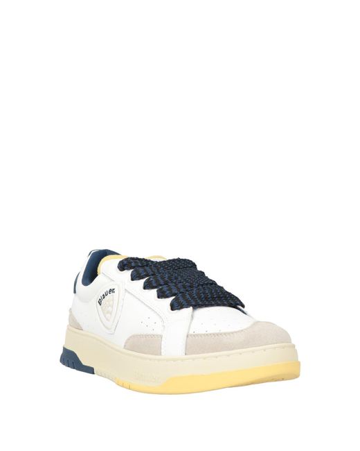 Blauer White Trainers for men