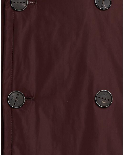 Hevò Purple Coat Polyester for men