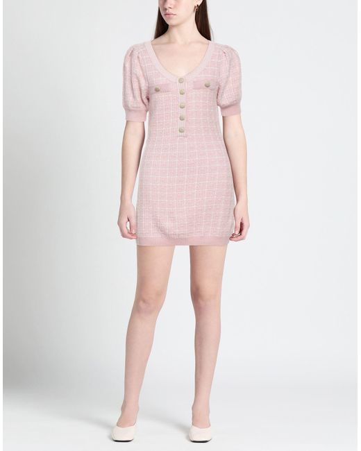 LoveShackFancy Pink Mini-Kleid