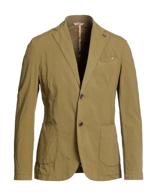 Bob Green Blazer Cotton, Elastane for men
