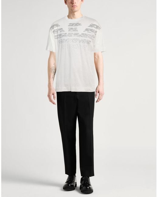 Emporio Armani White T-shirt for men