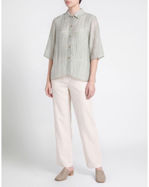 Alysi Gray Shirt Lyocell, Polyamide