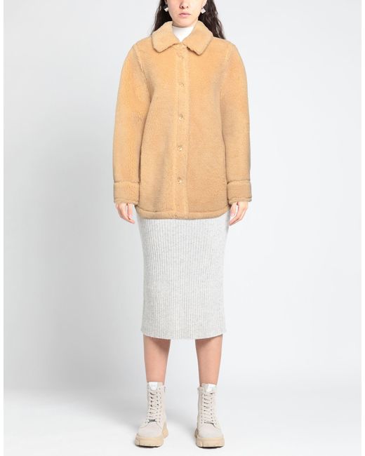 Stand Studio Natural Shearling & Teddy
