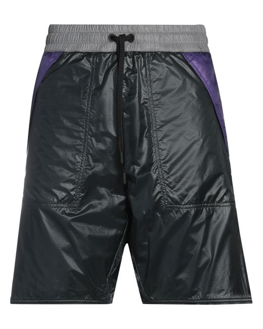 3 MONCLER GRENOBLE Gray Shorts & Bermuda Shorts for men