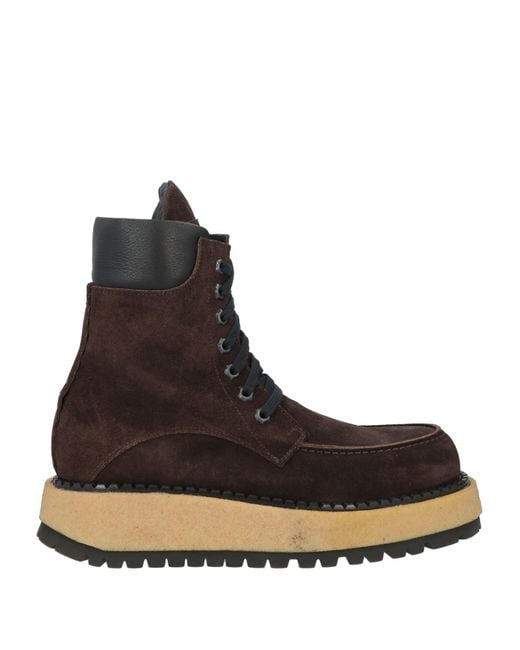THE ANTIPODE Brown Chocolate Ankle Boots Leather for men