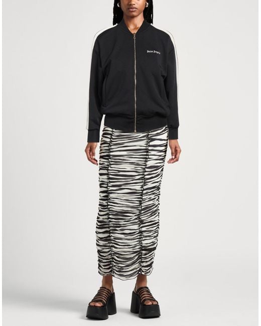 Palm Angels Black Sweatshirt Polyester, Elastane