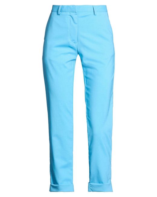 Grifoni Blue Pants Virgin Wool, Elastane