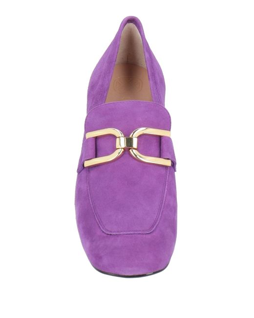 Unisa Purple Loafers Leather
