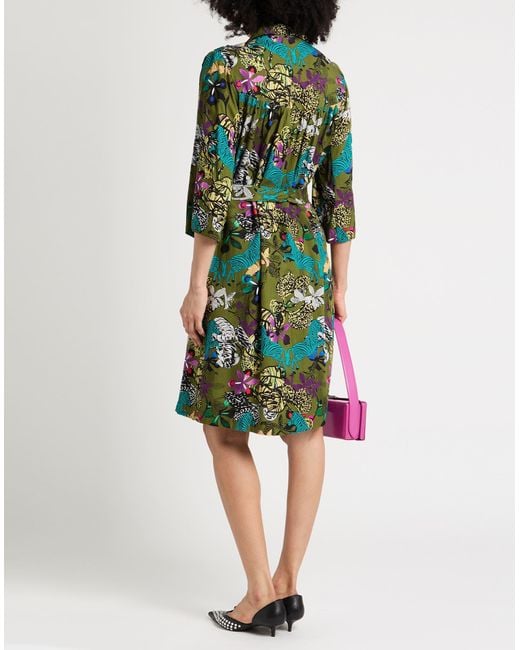 CONNOR & BLAKE Green Midi-Kleid