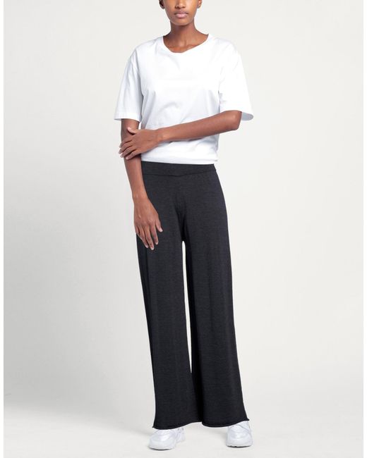 Alpha Studio Blue Charcoal Pants Virgin Wool