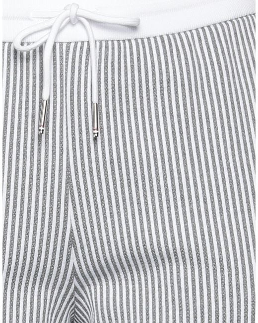 Thom Browne Gray Shorts & Bermuda Shorts Cotton, Elastane