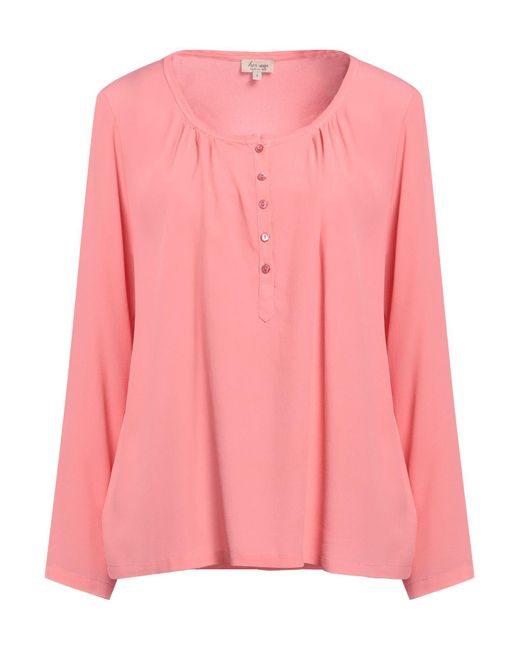 HER SHIRT HER DRESS Pink Top