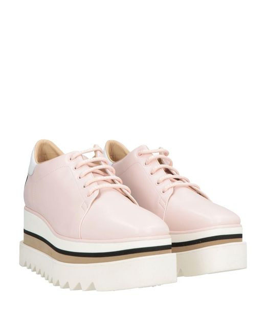 Stella McCartney White Lace-Up Shoes
