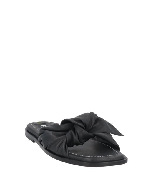 MSGM Black Sandals