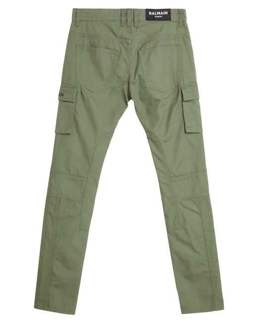 Balmain Green Trouser for men
