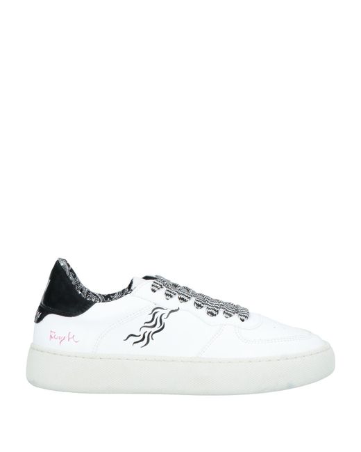 Nira Rubens White Sneakers Textile Fibers