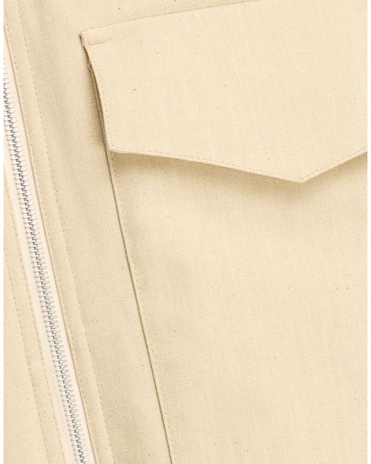Jil Sander Natural Sand Jacket Cotton for men