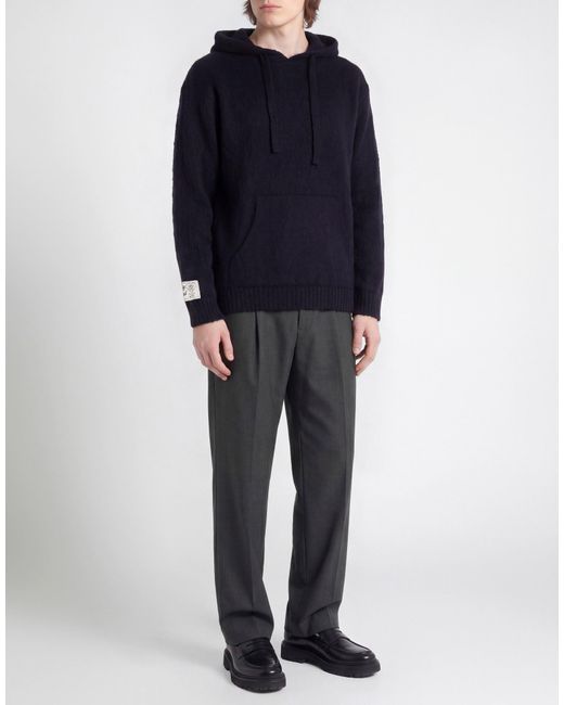 FAMILY FIRST Blue Sweater Mohair Wool, Polyamide, Acrylic for men