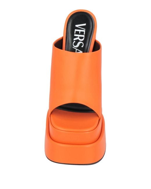 Versace Orange Sandals