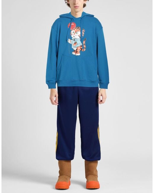 Moschino Blue Couture Azure Sweatshirt Organic Cotton for men