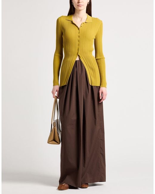 Brunello Cucinelli Brown Dark Maxi Skirt Cotton