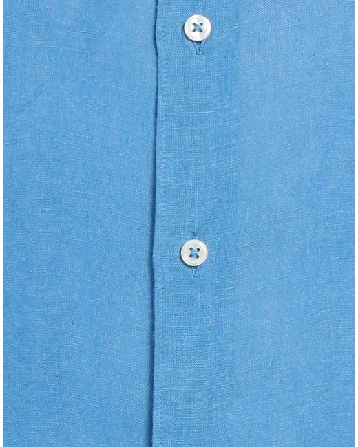 MASTRICAMICIAI Blue Shirt for men