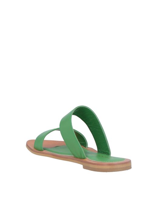 Claudio Cutuli Green Sandals