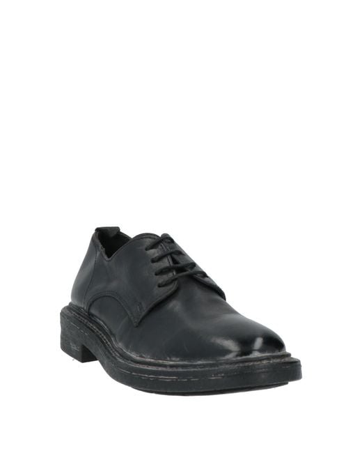 Moma Black Lace-Up Shoes