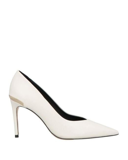 Luciano Padovan White Pumps Leather