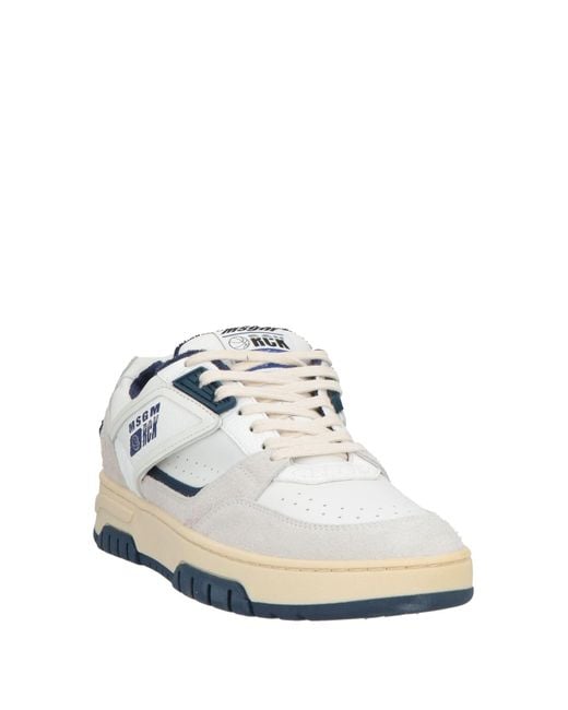 MSGM White Trainers for men