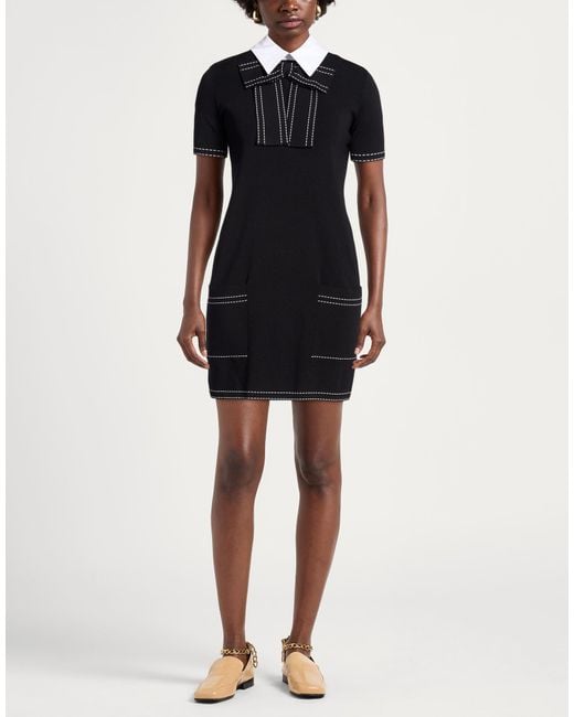 Elisabetta Franchi Black Mini Dress