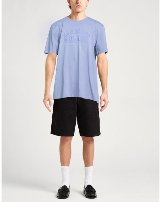 Harmont & Blaine Blue X Andrea Pompilio T-Shirt Cotton for men