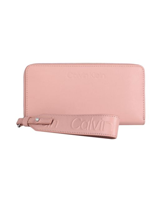 Billetera Calvin Klein de color Pink