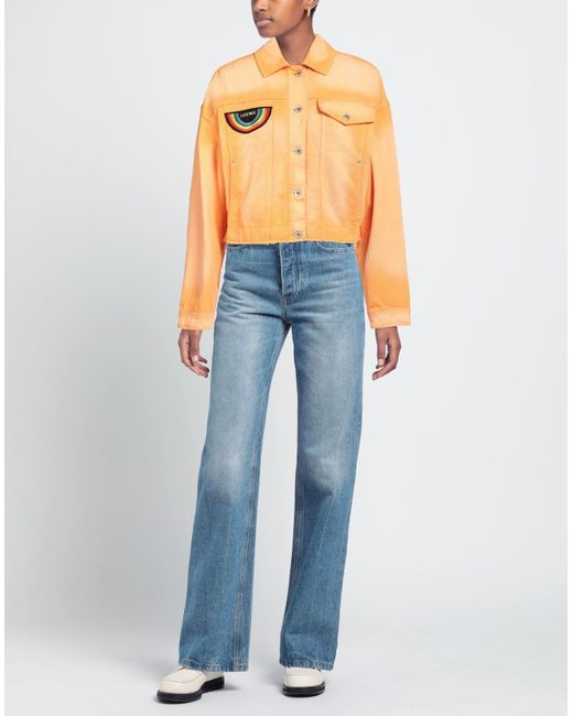 Loewe Orange Denim Outerwear