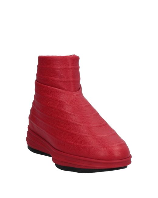 Valextra Red Sneakers Soft Leather