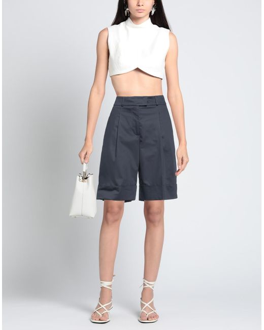 Peserico Blue Shorts & Bermuda Shorts