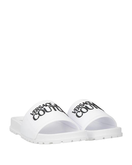 Versace Jeans Couture White Sandals