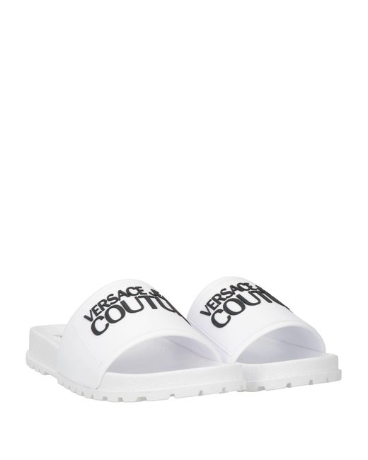 Versace Jeans Couture White Sandals