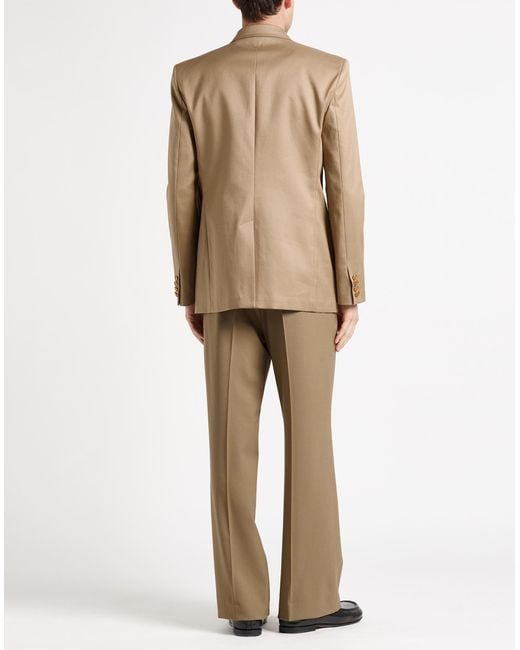 Valentino Garavani Natural Camel Blazer Cotton for men