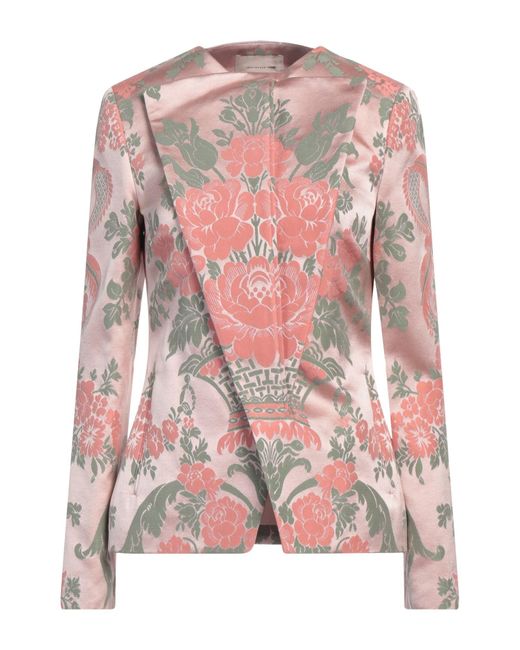 Christopher Kane Pink Jacket Cotton, Silk