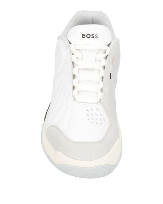 Boss White Trainers for men