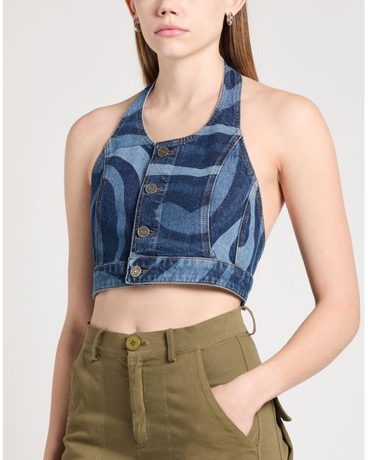 Top Emilio Pucci de color Blue