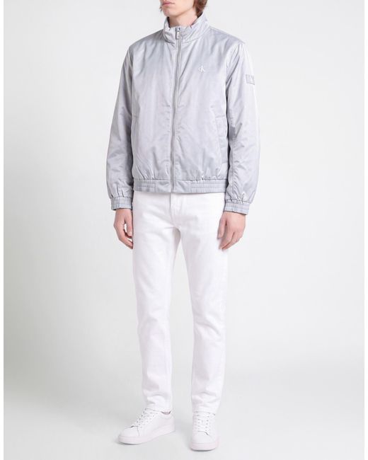 Calvin Klein Blue Jacket Polyester for men