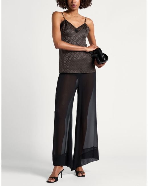 All Three Gray Pants Silk
