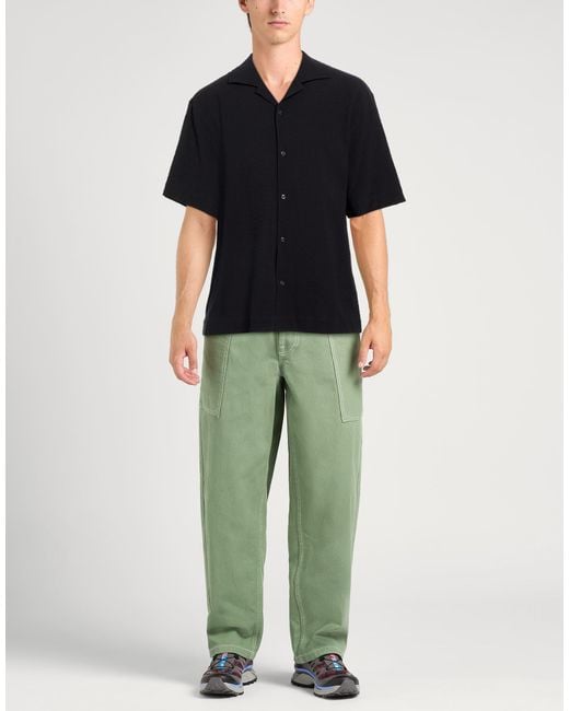 HUGO Black Shirt Cotton, Elastane for men