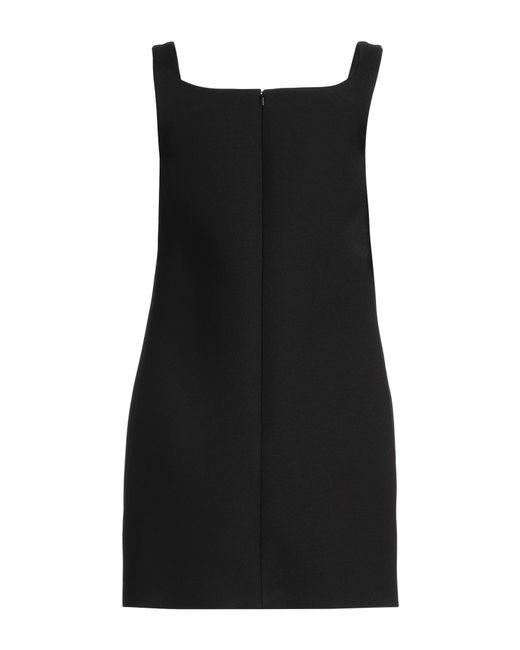 Versace Black Mini Dress Polyester