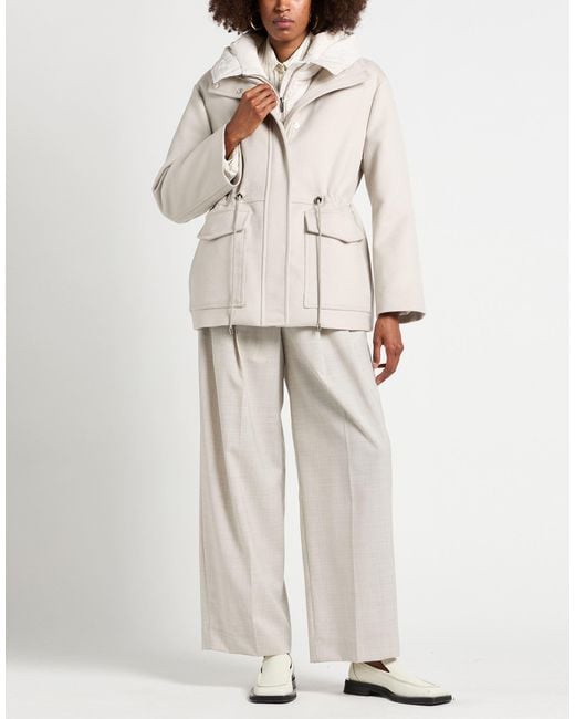 Moorer Natural Light Coat Polyamide, Polyurethane
