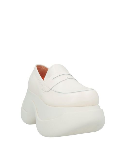 Marni White Mokassin